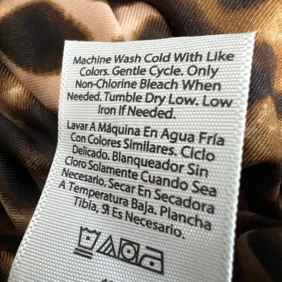 Sofia Vergara‎ One-Shoulder Top plus size XXL Leopard Print - Picture 7 of 7